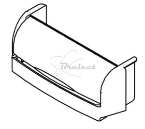BALCONNET BEURRIER + COUVERCLE DAEWOO